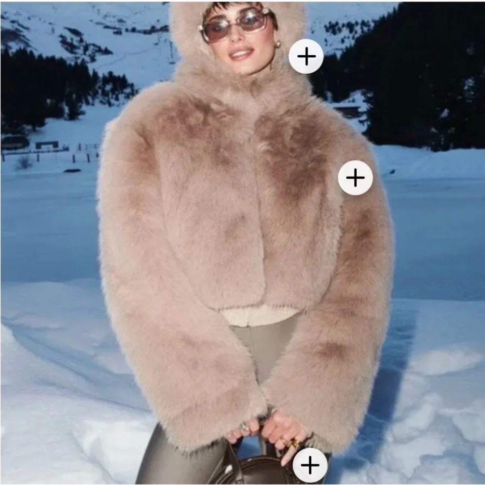 ALO Opulent Faux Fur Cropped Jacket - Picture 6 of 14
